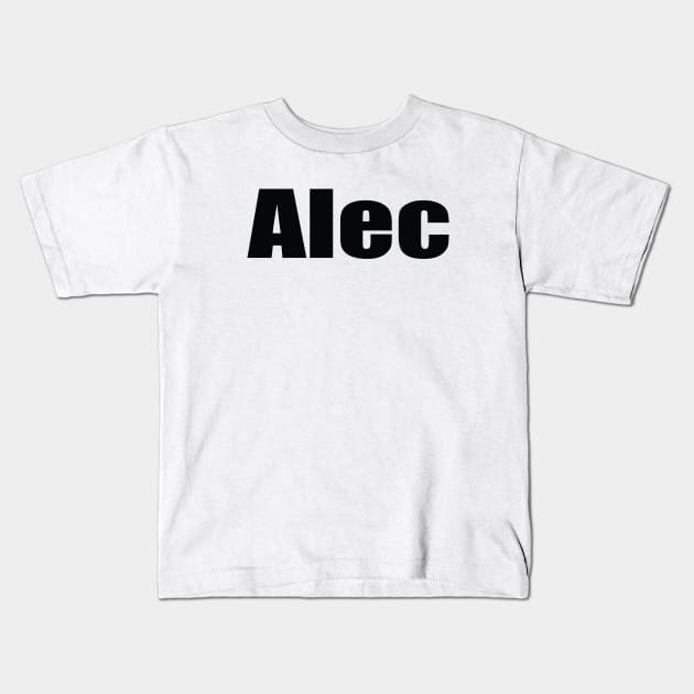 Alec Kids T-Shirt by ProjectX23Red